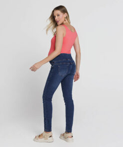 Calça Jeans Gestante Skinny Comfort