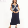 Camisola Maternidade Longa Maternity Marinho