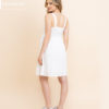 Vestido Gestante com Preguinhas Off White