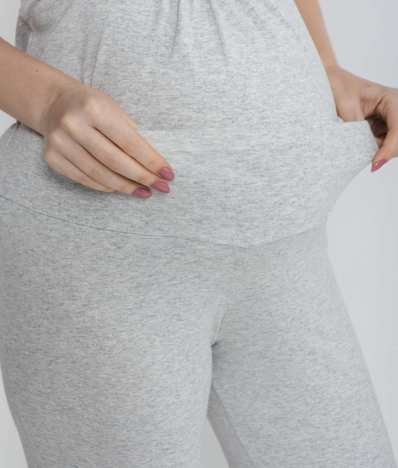 Pijama Gestante Larissa 3 Peças Mescla