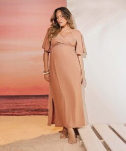 Vestido Gestante Longo Malha Splendore