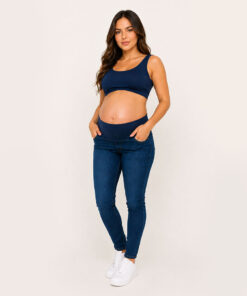 Calça Gestante Jeans Cigarrete